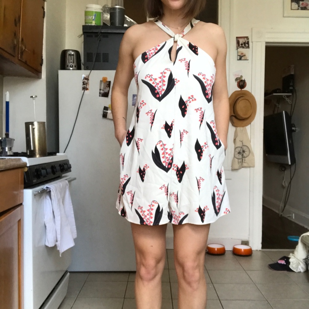 Zara patterned romper size small